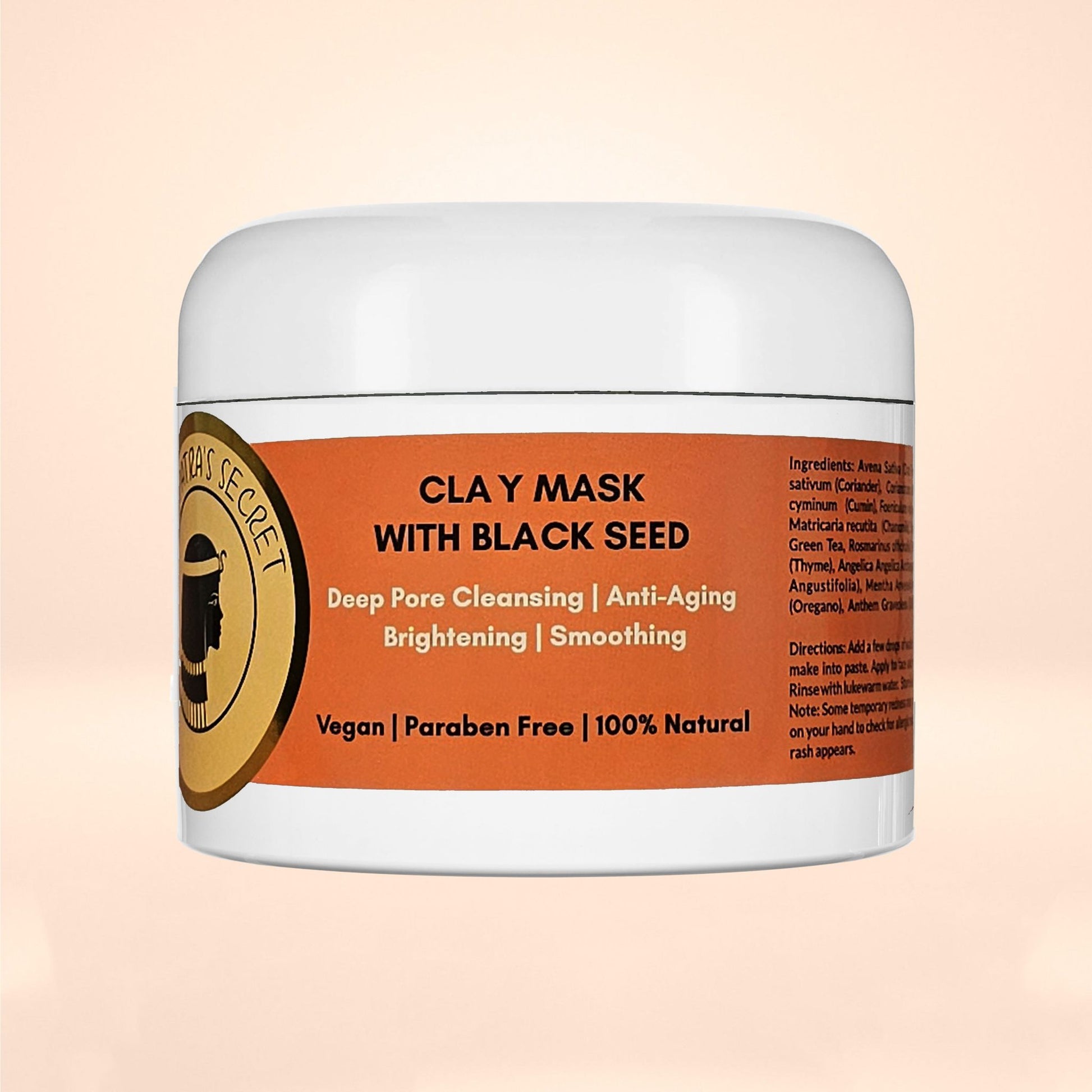 Dermisyou Cleopatra's Secret Clay Mask with Black Seed Side