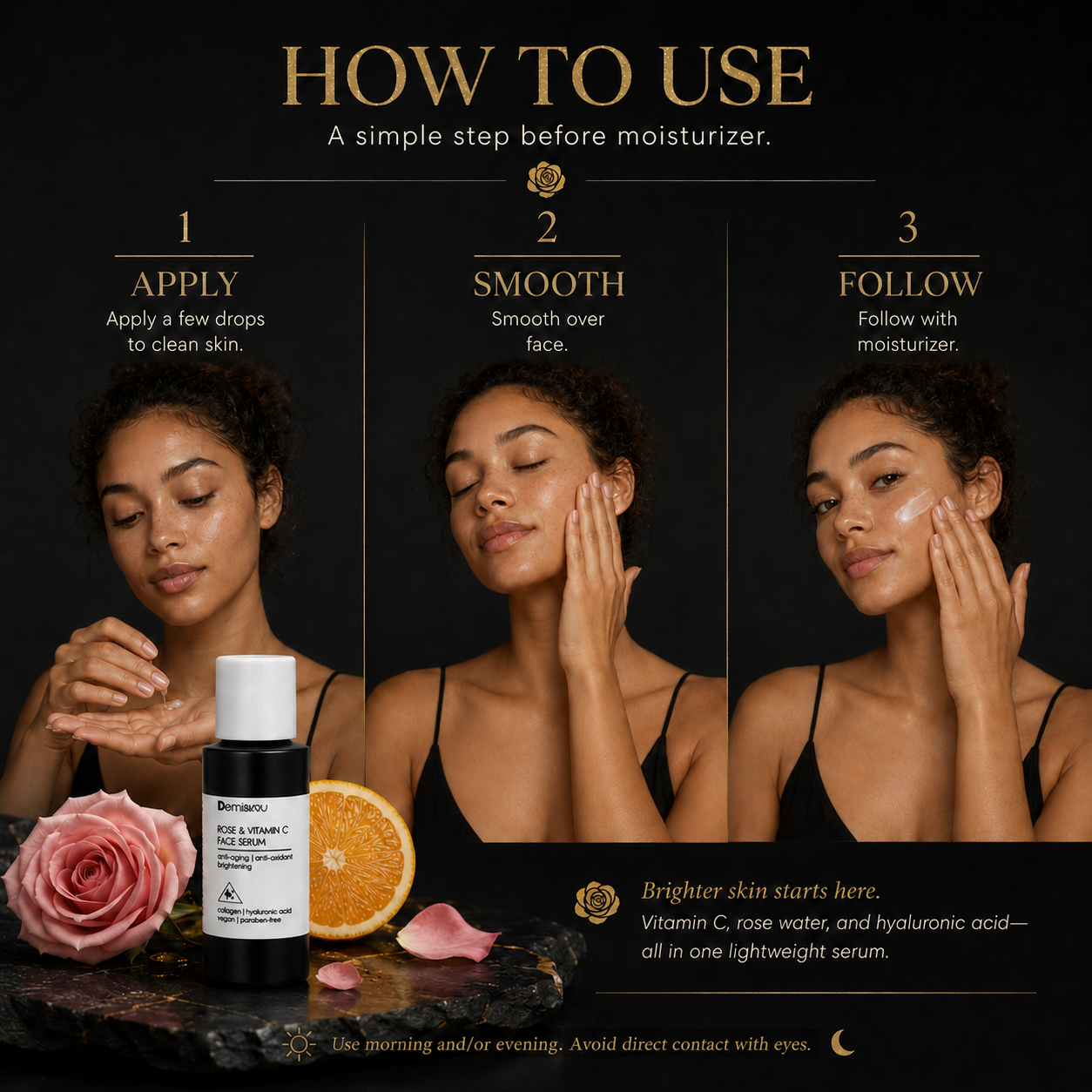 Rose & Vitamin C Face Serum