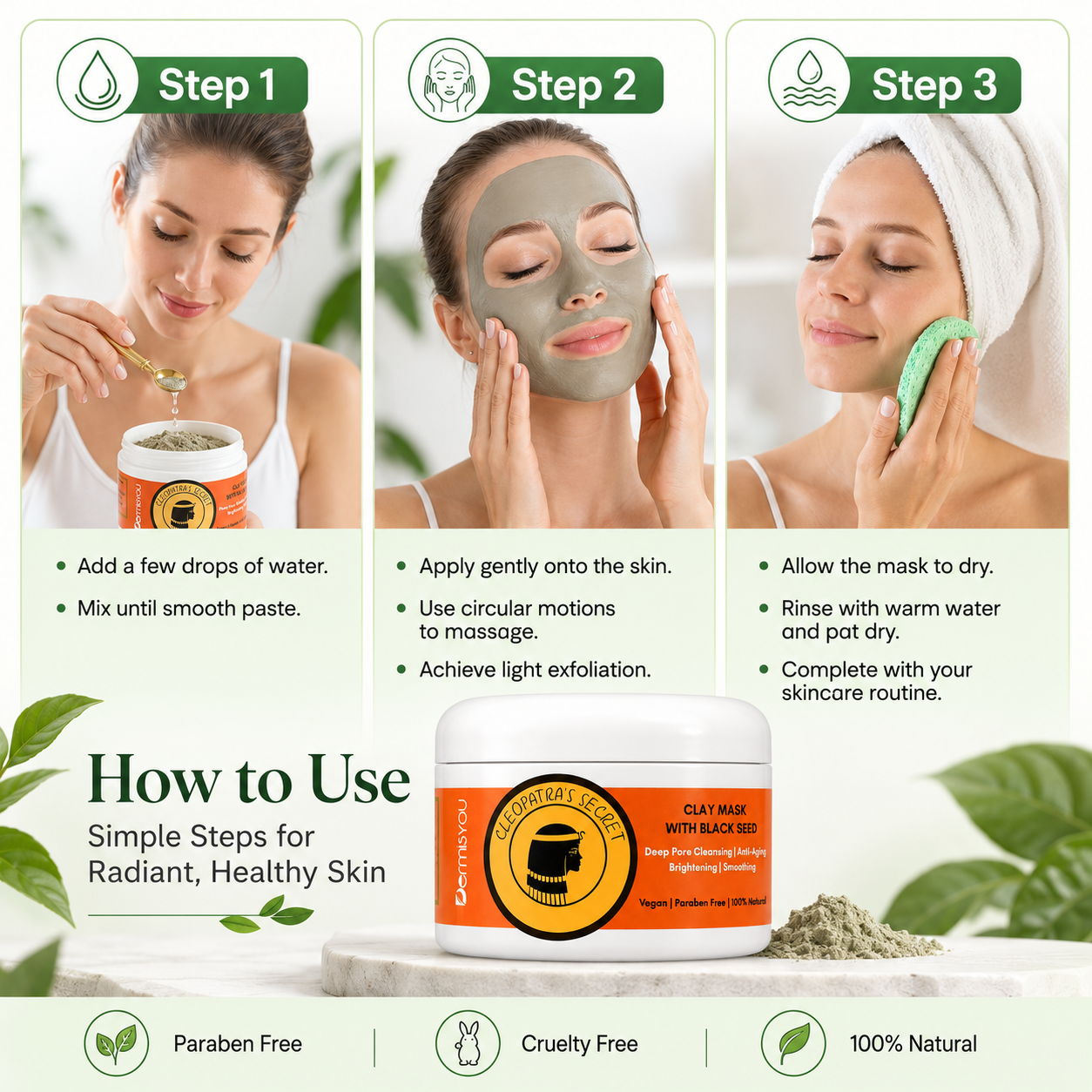 Cleopatra's Secret Clay Mask with Black Seed