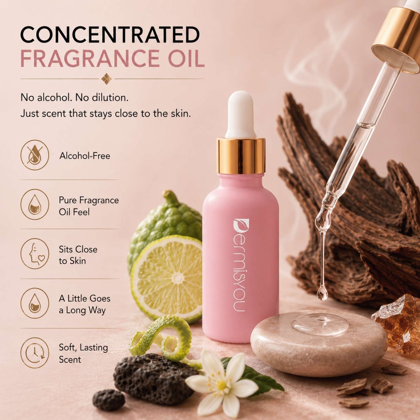 Perfume Fragrance Oil No. 1 - Inspired by Oud & Bergamot