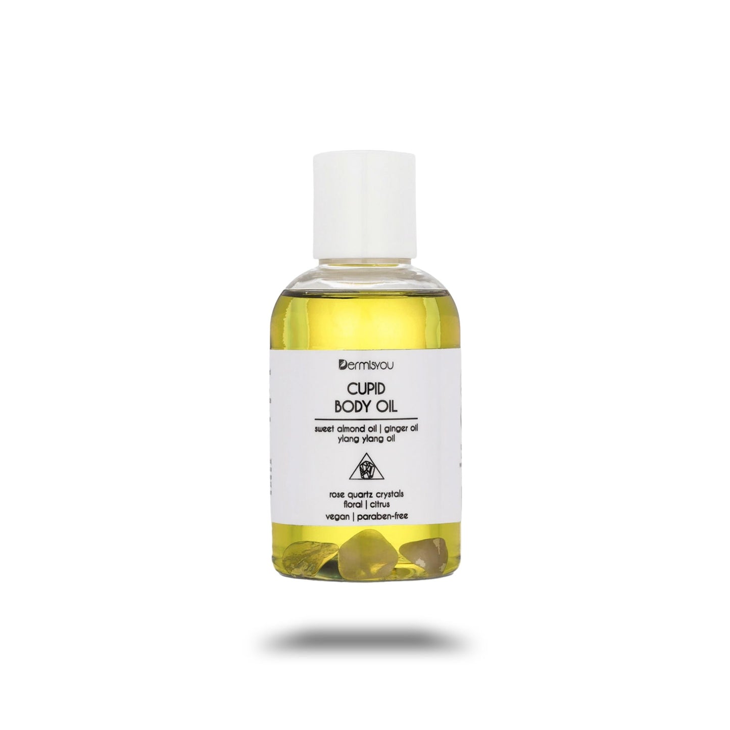 Cupid Moisture Body Oil with Rose Quartz Crystals