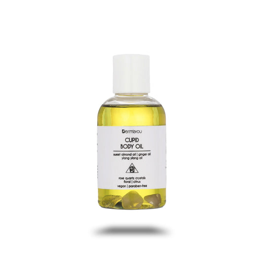 Cupid Moisture Body Oil with Rose Quartz Crystals